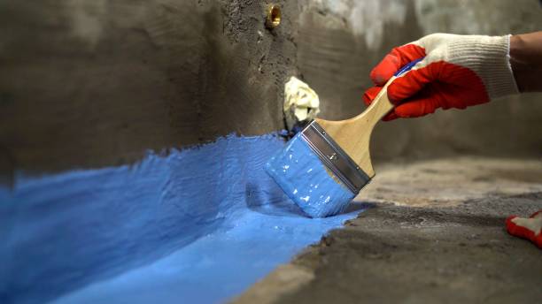 Commercial Wet Basement Repair project at a Hoboken, NJ business property by SJ Waterproofing Pros